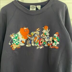 ACME Cartoon Character Sweatshirt - Blue